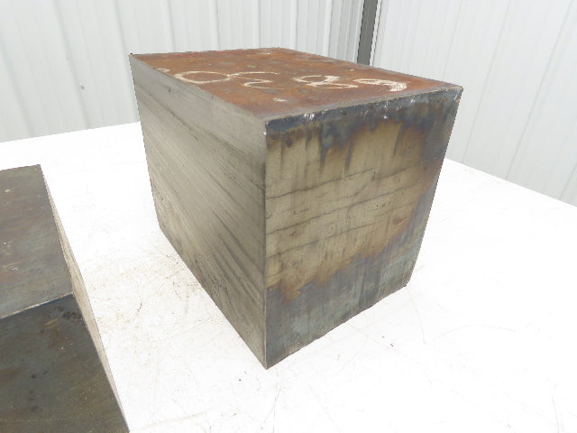 Mild Carbon Steel Flat Stock 7-5/8" x 8-1/4" x 10-1/4"  Mixed Lot of 2 Blocks