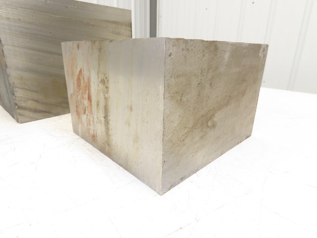Mild Carbon Steel Flat Stock 7-5/8" x 8-1/4" x 10-1/4"  Mixed Lot of 2 Blocks
