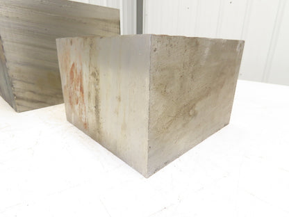 Mild Carbon Steel Flat Stock 7-5/8" x 8-1/4" x 10-1/4"  Mixed Lot of 2 Blocks