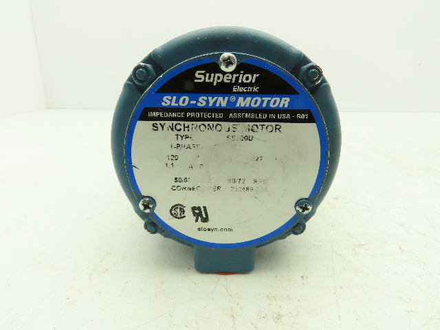 Superior Electric SS700U Slo-Syn Synchronous AC Stepper Motor 120V 1PH 72 RPM