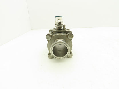 VNE EG90CC-6-2 2" 1000WOG 316 Stainless Sanitary Tri-clamp Ball Valve