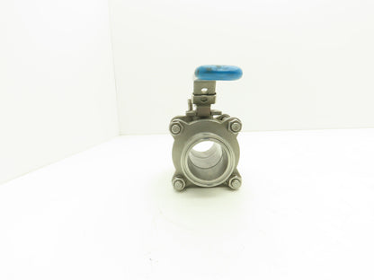 VNE EG90CC-6-2 2" 1000WOG 316 Stainless Sanitary Tri-clamp Ball Valve