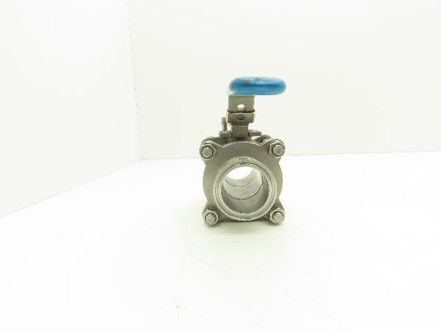 VNE EG90CC-6-2 2" 1000WOG 316 Stainless Sanitary Tri-clamp Ball Valve