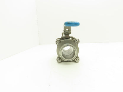 VNE EG90CC-6-2 2" 1000WOG 316 Stainless Sanitary Tri-clamp Ball Valve