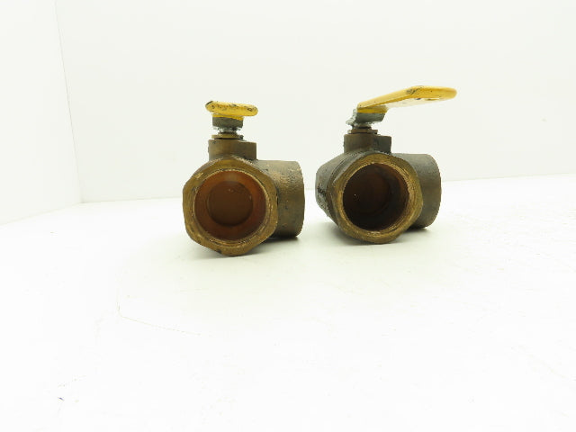 Apollo CII Conbraco 2"NPT Bronze 3-Way Ball Valve Full Port 400WOG Lot of 2