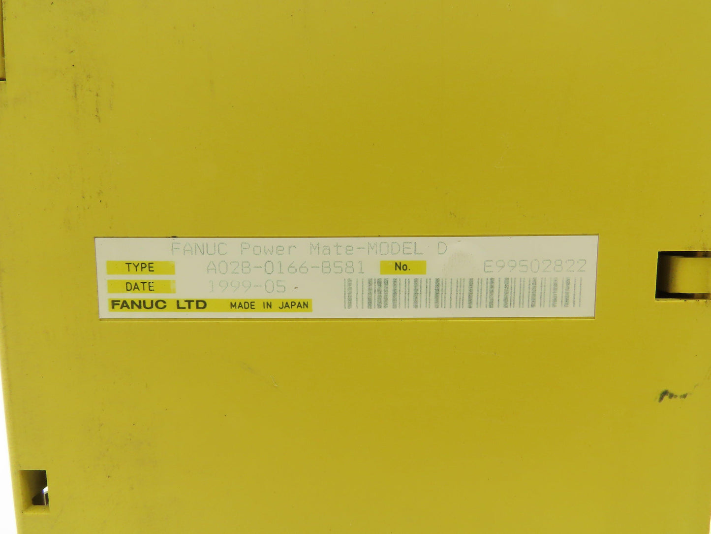 Fanuc A02B-0166-B581 Power Mate D Control Servo Controller