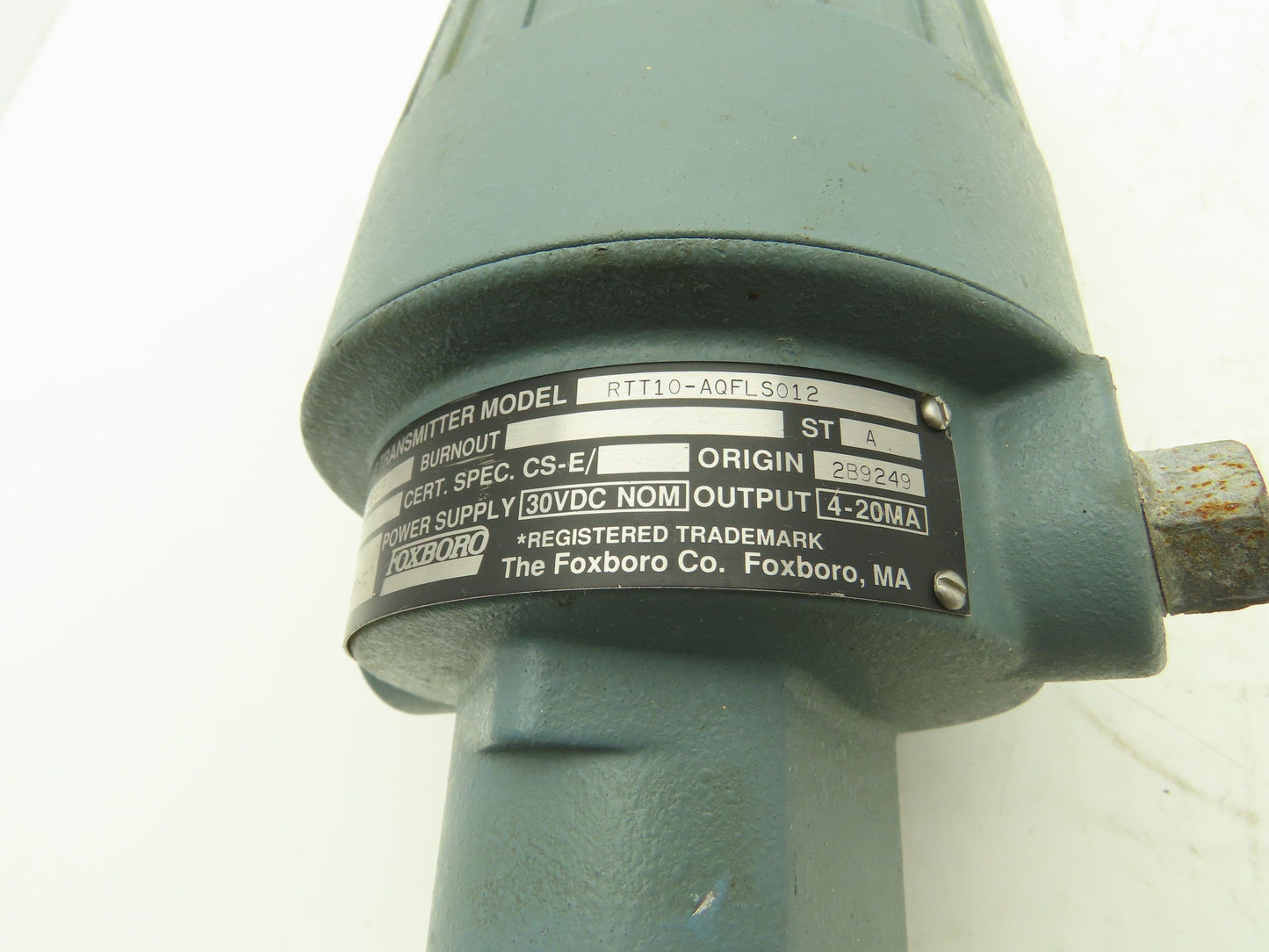 Foxboro RTT10-AQFLS012 Temperature Transmitter 0-150°F 30VDC NEMA 4