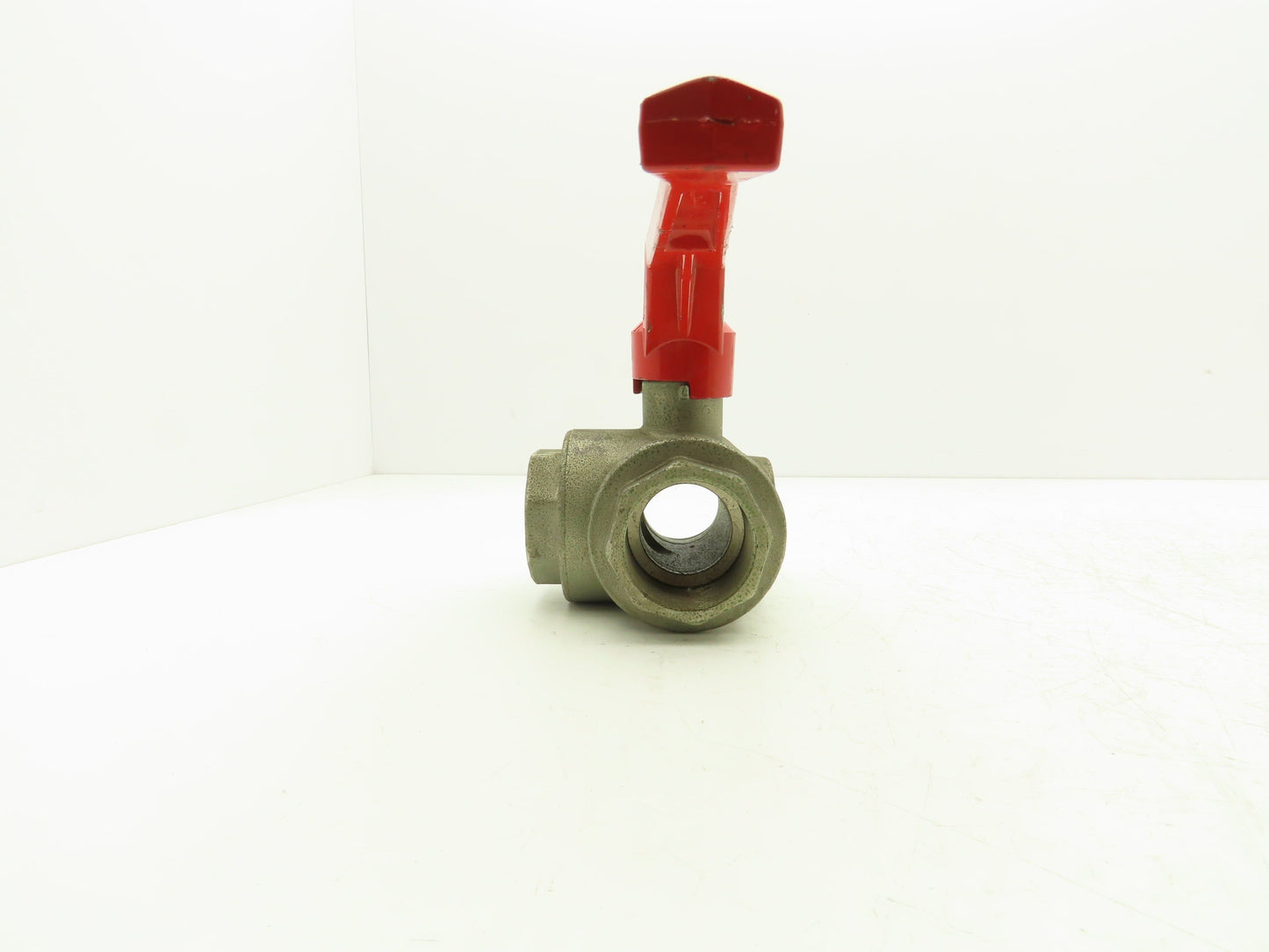 Renus N/A 2" NPT Aluminum 3-Way Ball Valve Full Port