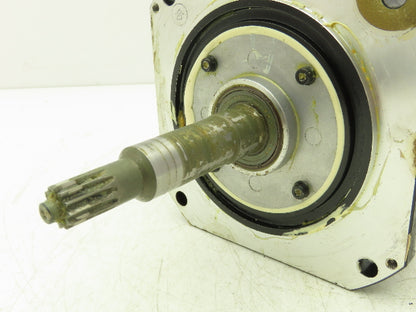 Yaskawa UTSAE-B17BB AC Servo Motor 0.55kW 2000rpm 200v with 3-3/4" Shaft