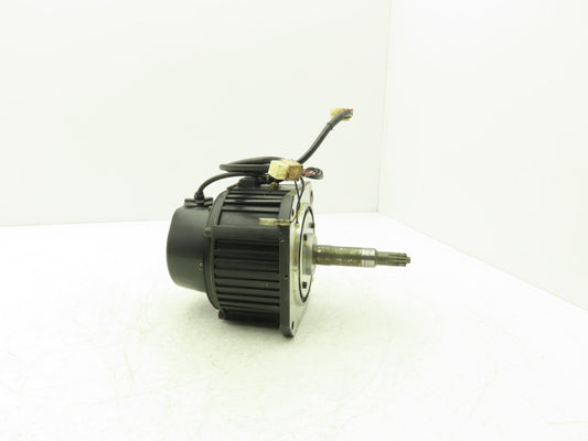 Yaskawa UTSAE-B17BB AC Servo Motor 0.55kW 2000rpm 200v with 3-3/4" Shaft