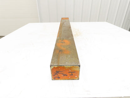 A2 Tool Steel Rectangle Bar 2-3/4"x 4"x 43-3/4" Oversize 140Lbs