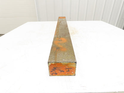 A2 Tool Steel Rectangle Bar 2-3/4"x 4"x 43-3/4" Oversize 140Lbs