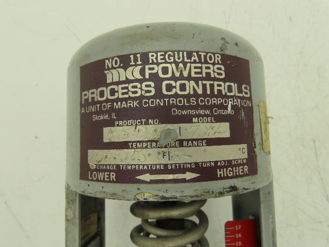 MCC Powers Process Controls ST-050C #11 Temperature Regulator 55-115°F 1" NPT