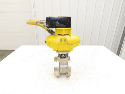 Hytork 71 Pneumatic Air Actuator 1-1/4" Ball Valve Lined