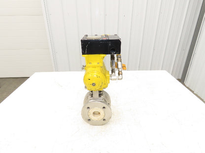 Hytork 71 Pneumatic Air Actuator 1-1/4" Ball Valve Lined