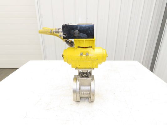 Hytork 71 Pneumatic Air Actuator 1-1/4" Ball Valve Lined