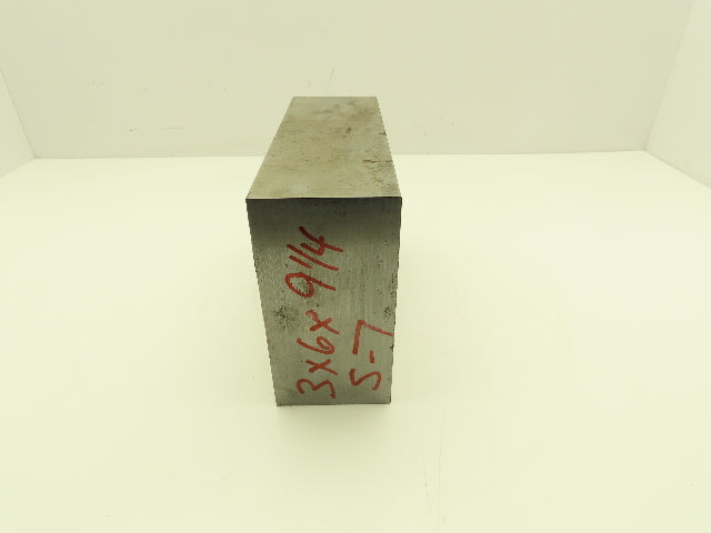 S7 Tool Steel Rectangle Bar 3"x 4-1/2" x 17-1/2" Oversize 70Lbs
