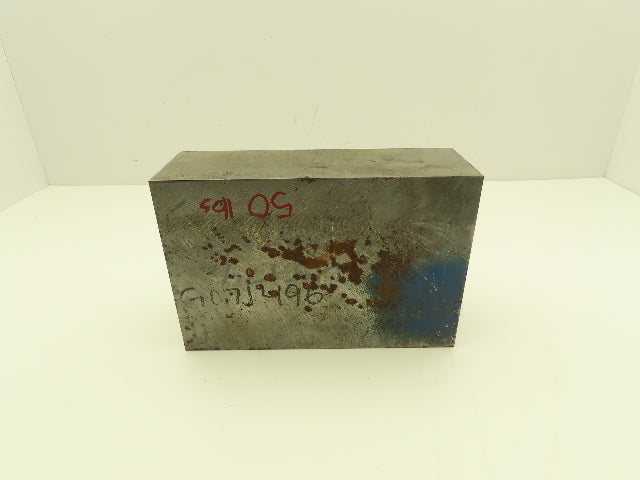 S7 Tool Steel Rectangle Bar 3"x 4-1/2" x 17-1/2" Oversize 70Lbs