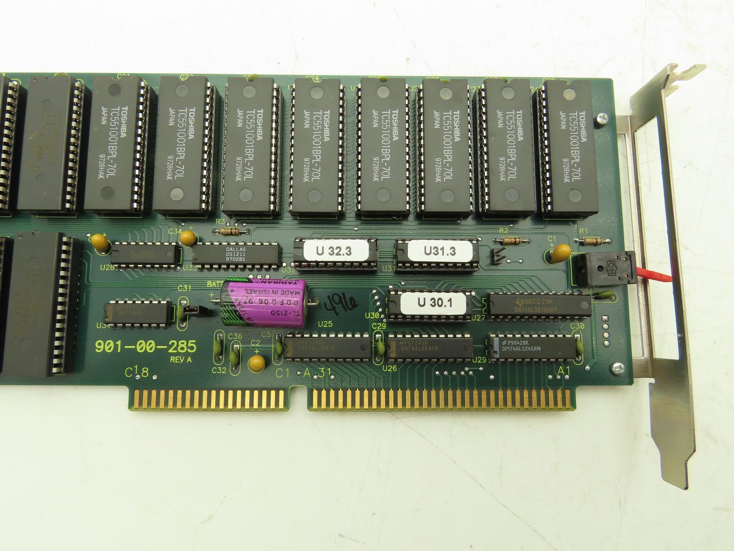 Anilam Inc. 901-00-285 901-00-285 PCB ISA PC Card Rev A Printed Circuit Board