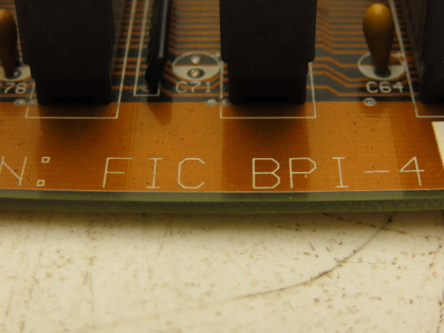 Anilam Inc. FIC BPI-4 FIC BPI-4 PCB ISA Backplane Rev A Printed Circuit Board