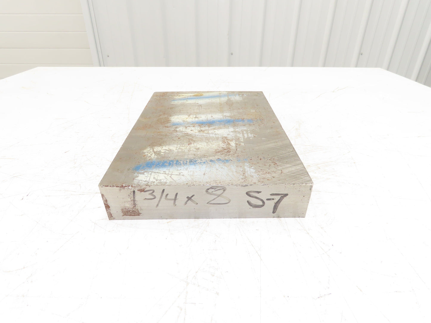 S7 Tool Steel Rectangle Bar 1-3/4"x 8" x 12" Oversize 50Lbs