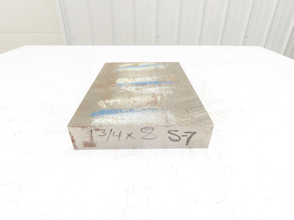 S7 Tool Steel Rectangle Bar 1-3/4"x 8" x 12" Oversize 50Lbs