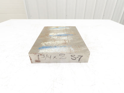 S7 Tool Steel Rectangle Bar 1-3/4"x 8" x 12" Oversize 50Lbs