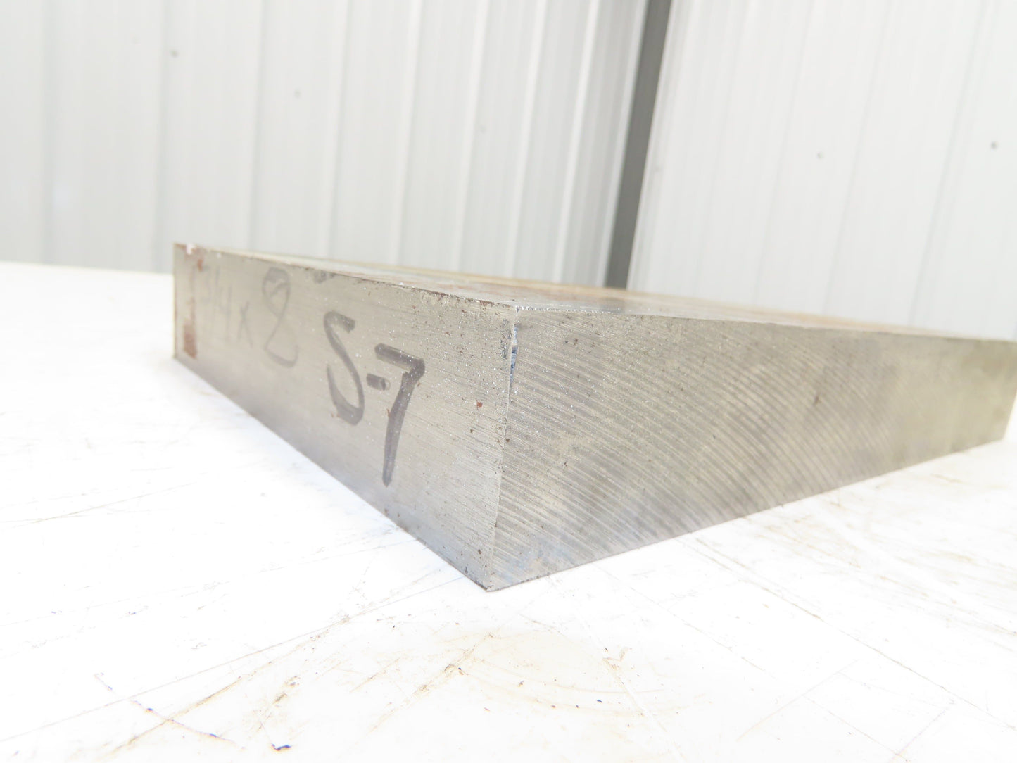S7 Tool Steel Rectangle Bar 1-3/4"x 8" x 12" Oversize 50Lbs