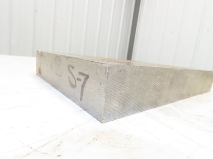 S7 Tool Steel Rectangle Bar 1-3/4"x 8" x 12" Oversize 50Lbs