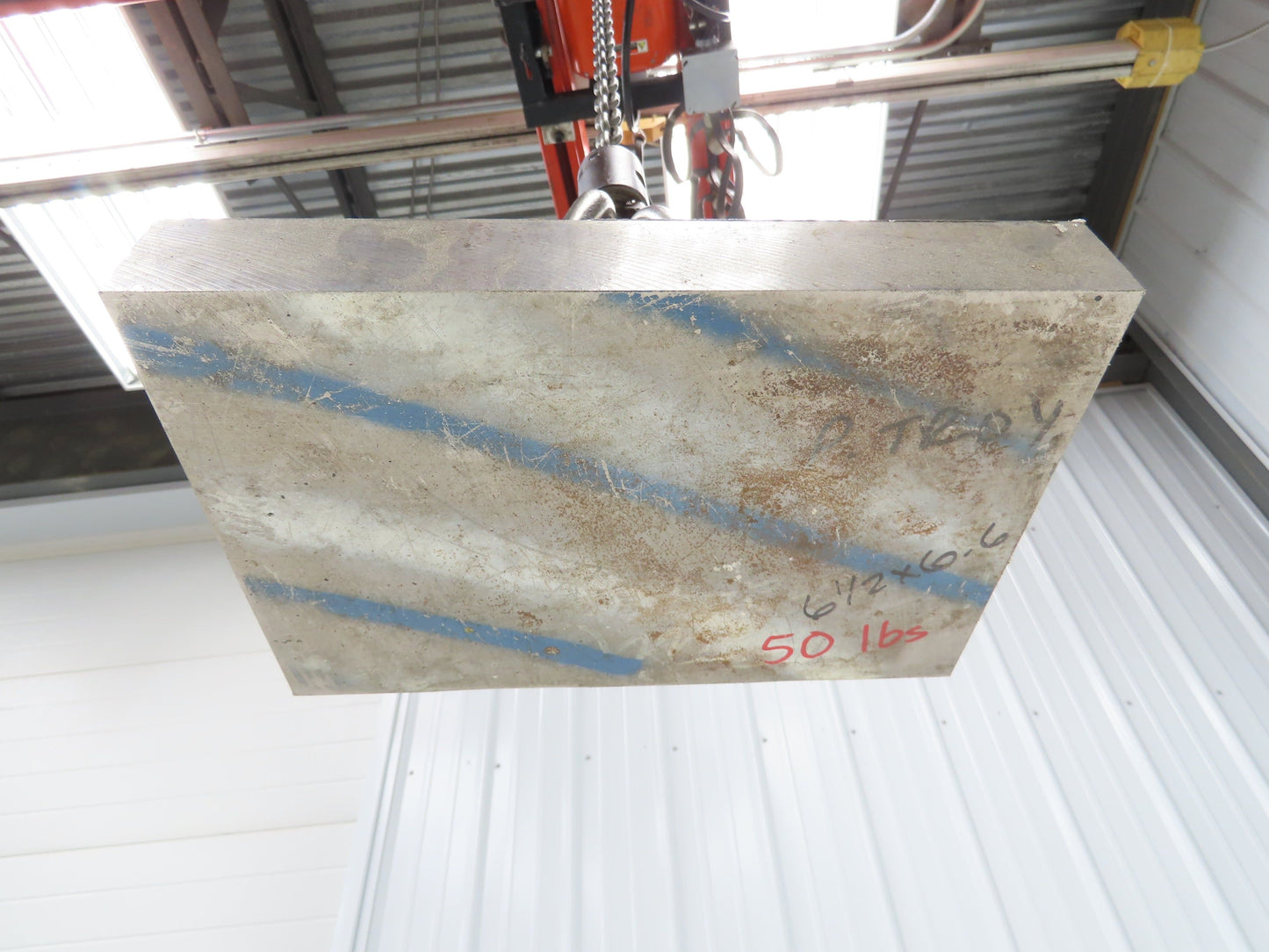 S7 Tool Steel Rectangle Bar 1-3/4"x 8" x 12" Oversize 50Lbs