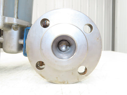 PMV P-2000 Electro-Pneumatic Valve Positioner with 2" ANSI Flange Ball Valve