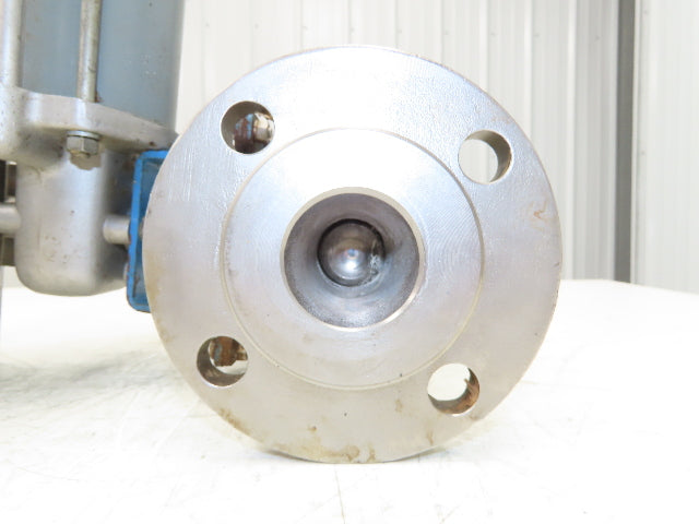 PMV P-2000 Electro-Pneumatic Valve Positioner with 2" ANSI Flange Ball Valve