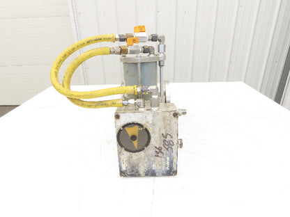 PMV P-2000 Electro-Pneumatic Valve Positioner with 2" ANSI Flange Ball Valve