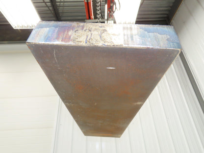 Mild Carbon Steel Rectangle Bar 2"x 8-1/4" x 28-1/4"  135Lbs
