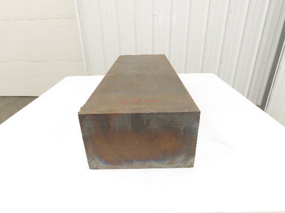 Mild Carbon Steel Rectangle Block 7-1/2"x 12-1/2" x 35"  900Lbs
