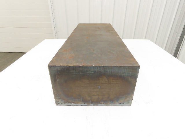 Mild Carbon Steel Rectangle Block 7-1/2"x 12-1/2" x 35"  900Lbs