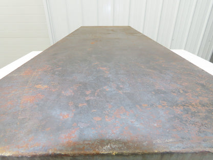 Mild Carbon Steel Rectangle Block 7-1/2"x 12-1/2" x 35"  900Lbs