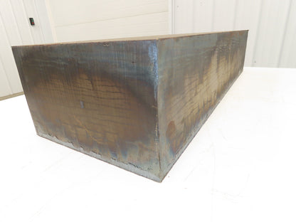 Mild Carbon Steel Rectangle Block 7-1/2"x 12-1/2" x 35"  900Lbs