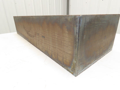 Mild Carbon Steel Rectangle Block 7-1/2"x 12-1/2" x 35"  900Lbs