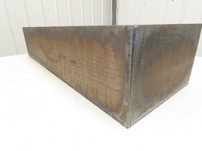 Mild Carbon Steel Rectangle Block 7-1/2"x 12-1/2" x 35"  900Lbs