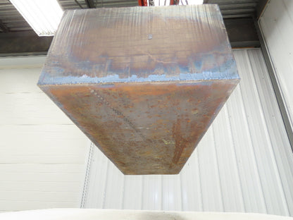 Mild Carbon Steel Rectangle Block 7-1/2"x 12-1/2" x 35"  900Lbs