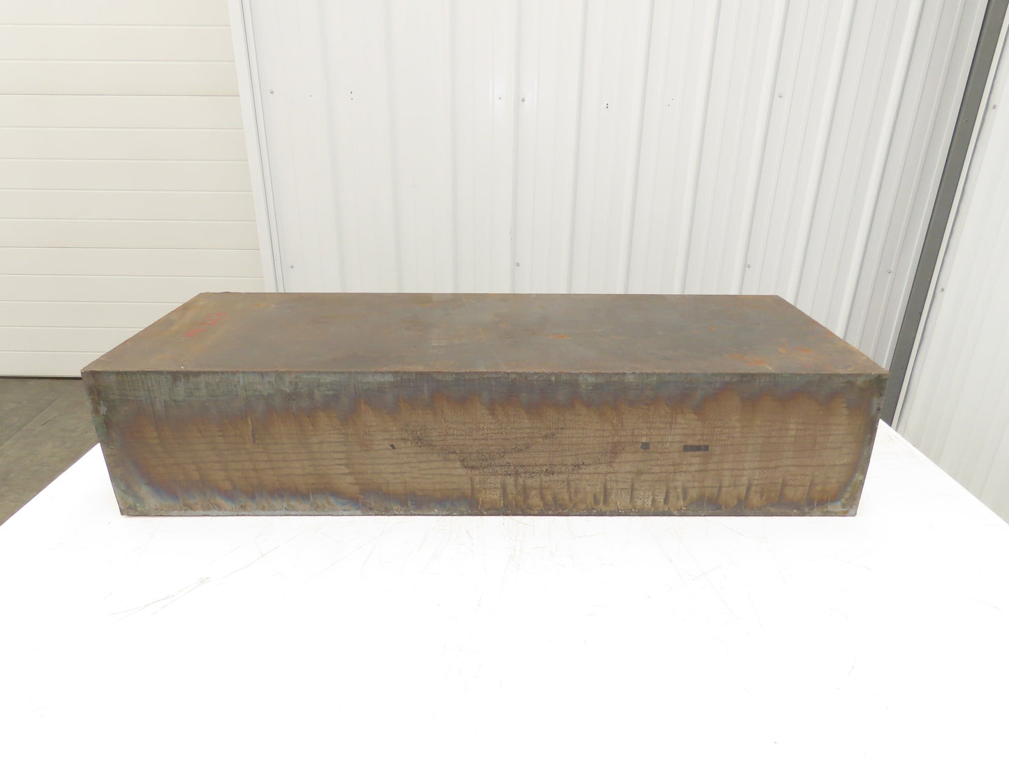 Mild Carbon Steel Rectangle Block 7-1/2"x 12-1/2" x 35"  900Lbs