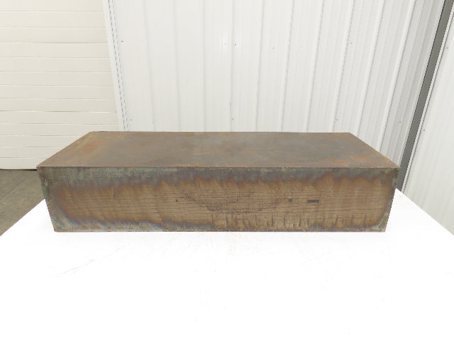 Mild Carbon Steel Rectangle Block 7-1/2"x 12-1/2" x 35"  900Lbs