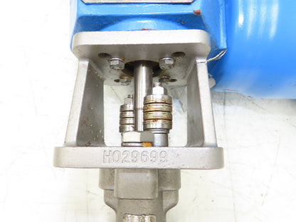 ABB Electro-Pneumatic Valve Positioner with 1" ANSI Flange Ball Valve