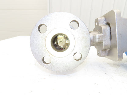 ABB Electro-Pneumatic Valve Positioner with 1" ANSI Flange Ball Valve