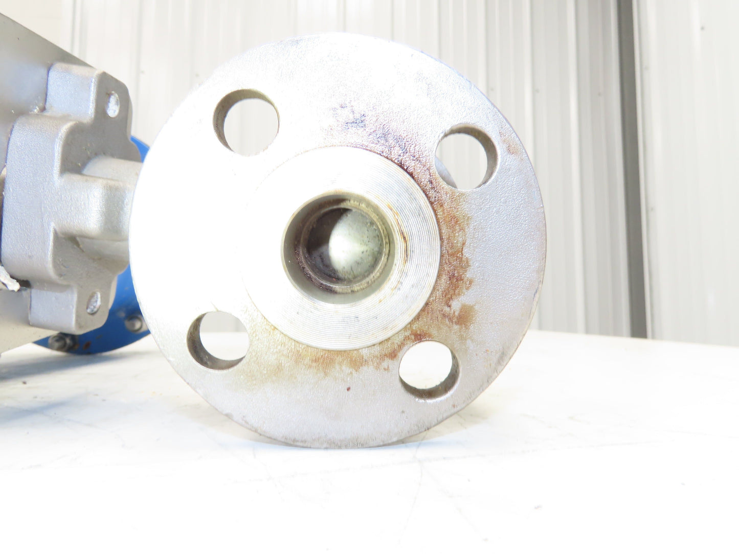 ABB Electro-Pneumatic Valve Positioner with 1" ANSI Flange Ball Valve