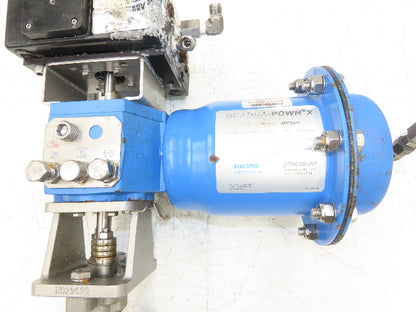 ABB Electro-Pneumatic Valve Positioner with 1" ANSI Flange Ball Valve