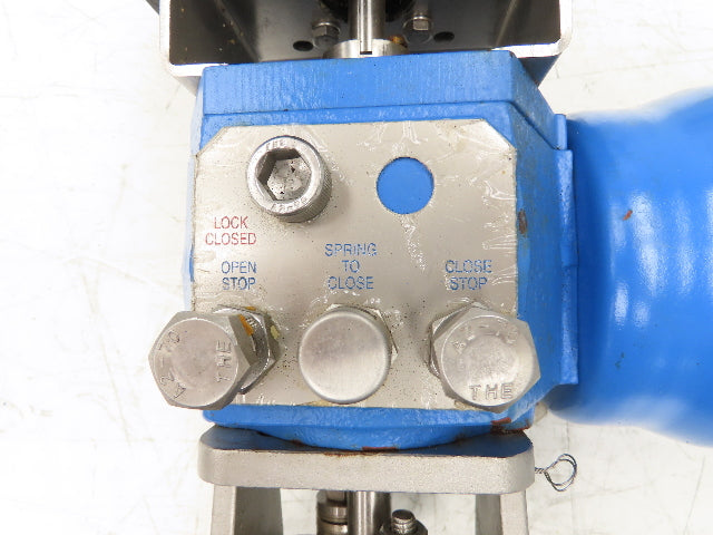ABB Electro-Pneumatic Valve Positioner with 1" ANSI Flange Ball Valve