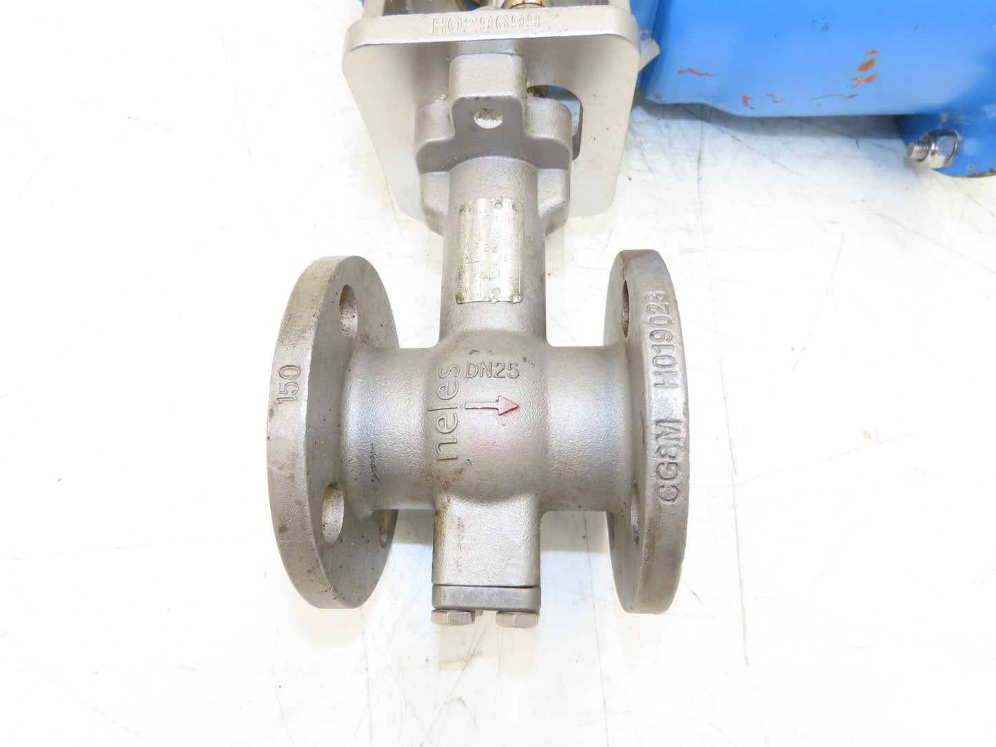 ABB Electro-Pneumatic Valve Positioner with 1" ANSI Flange Ball Valve