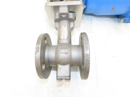 ABB Electro-Pneumatic Valve Positioner with 1" ANSI Flange Ball Valve